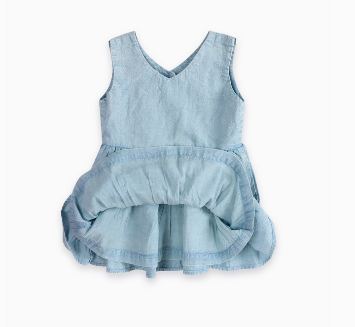 BABY DRESS & BLOOMER ZEN BLUE