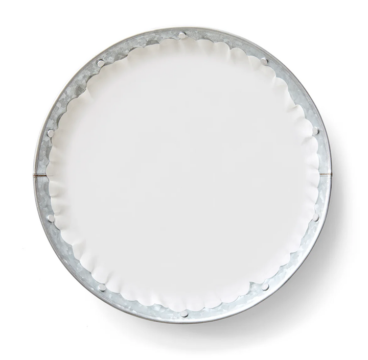 BOXED PLATES METAL GALVANIZED S/4