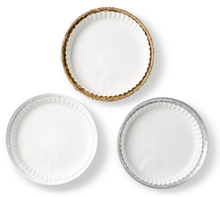 LINERS (PLATE) CLASSIC WHITE SET/40