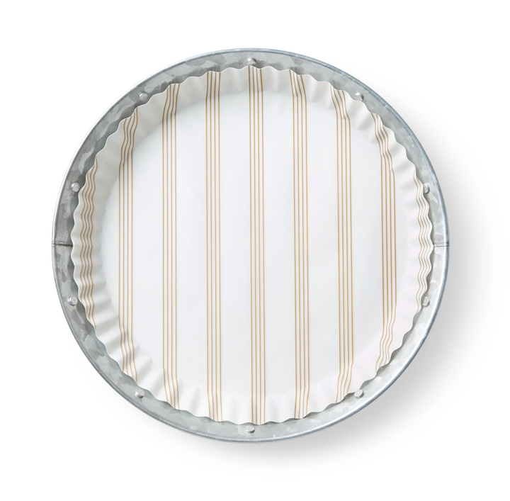 LINERS (PLATE) SANDY STRIPES SET/40