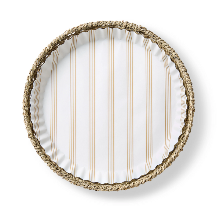 LINERS (PLATE) SANDY STRIPES SET/40