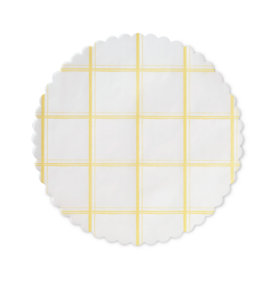 LINERS (PLATE) LEMON CHIFFON SET/50