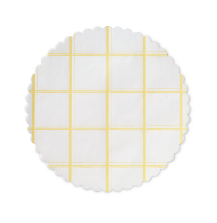 LINERS (PLATE) LEMON CHIFFON SET/50