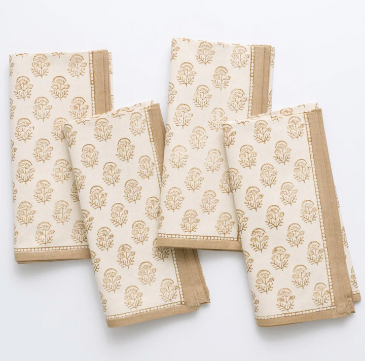 NAPKIN BEIGE FLORAL