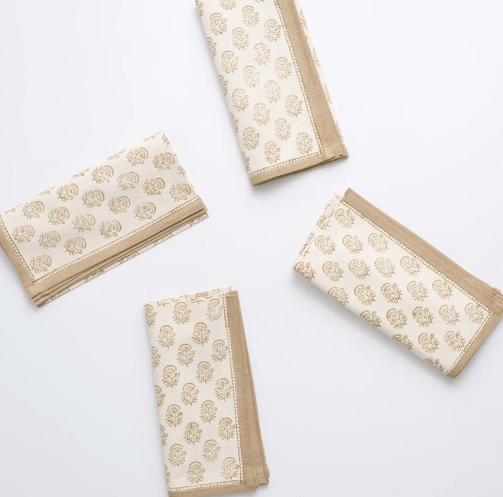 NAPKIN BEIGE FLORAL