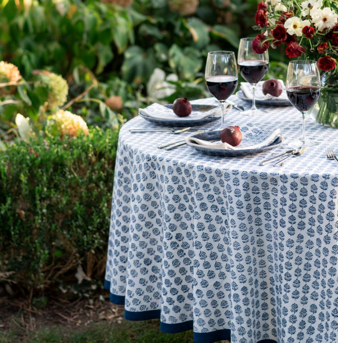 TABLECLOTH BLUE ELISE