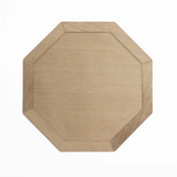 PLACEMAT OCTAGONAL SILK WITH FRAME
