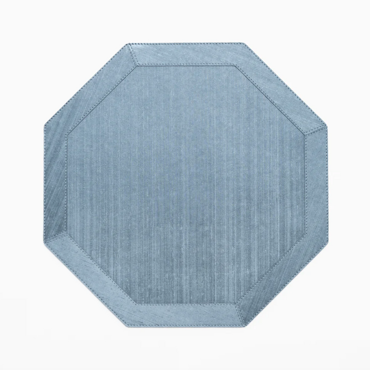 PLACEMAT OCTAGONAL SILK WITH FRAME