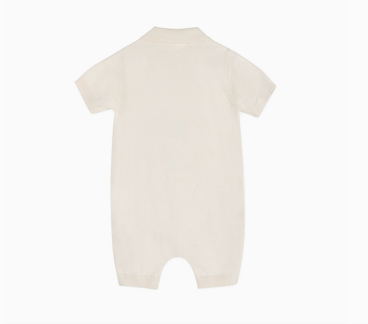 ROMPER KNIT SOCCER APPLIQUE