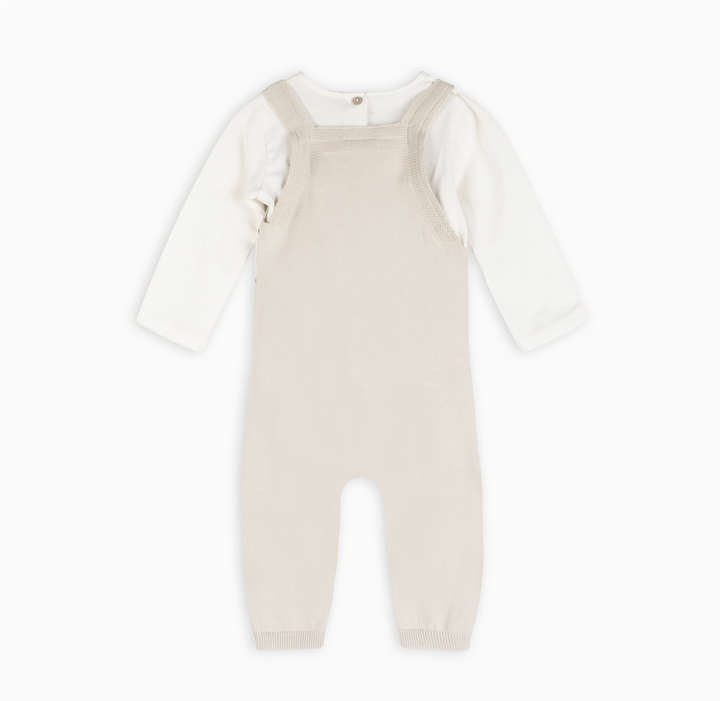 S/2 OVERALL KNIT BEAR FAIR