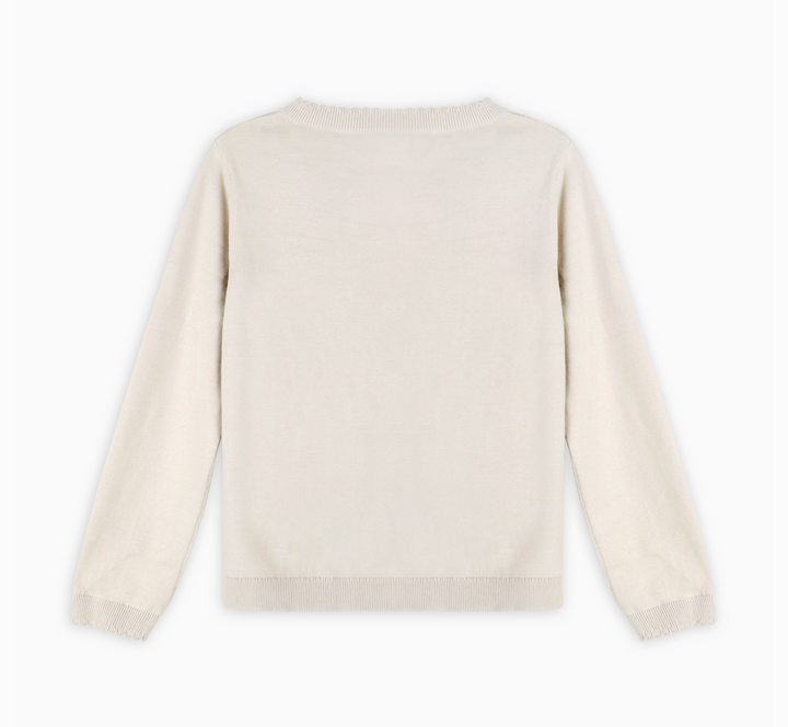 CARDIGAN WOMEN'S POINTELLE EVIE BOW