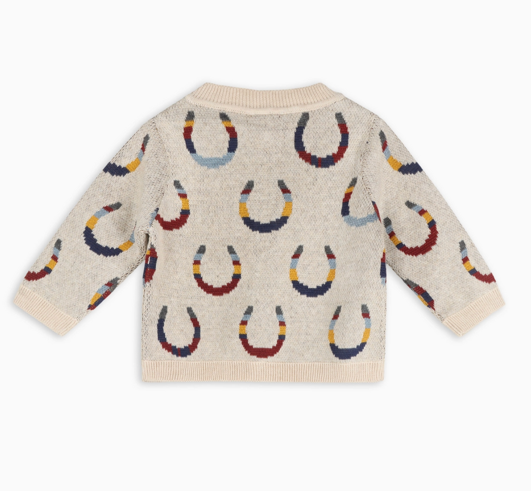 CARDIGAN JACQUARD HORSE SHOE