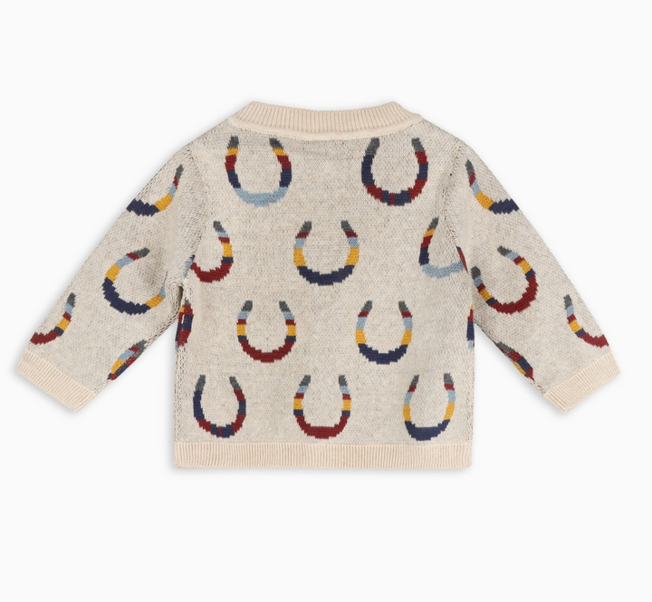 CARDIGAN JACQUARD HORSE SHOE