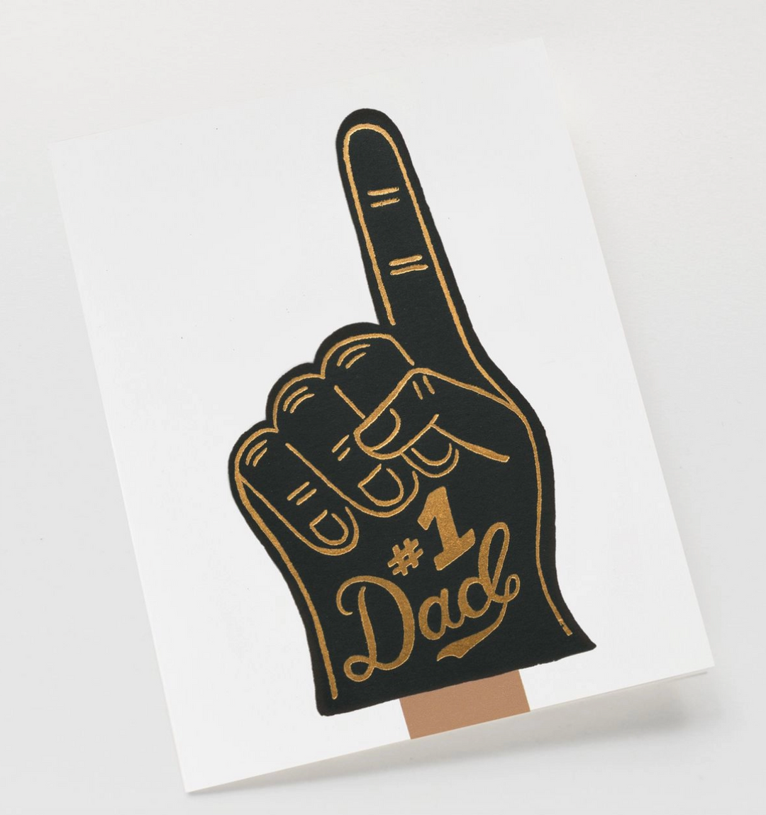 GREETING CARD "#1 DAD"