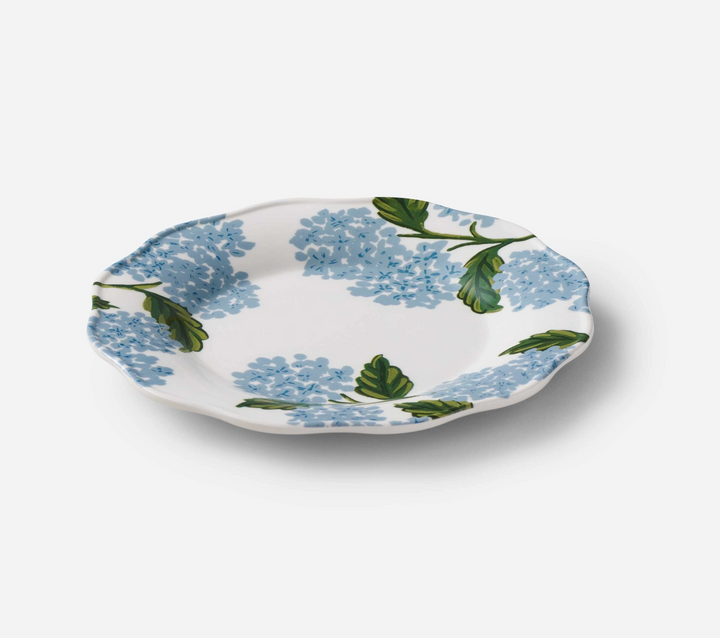 PLATE DESSERT HYDRANGEA MELAMINE SET/4
