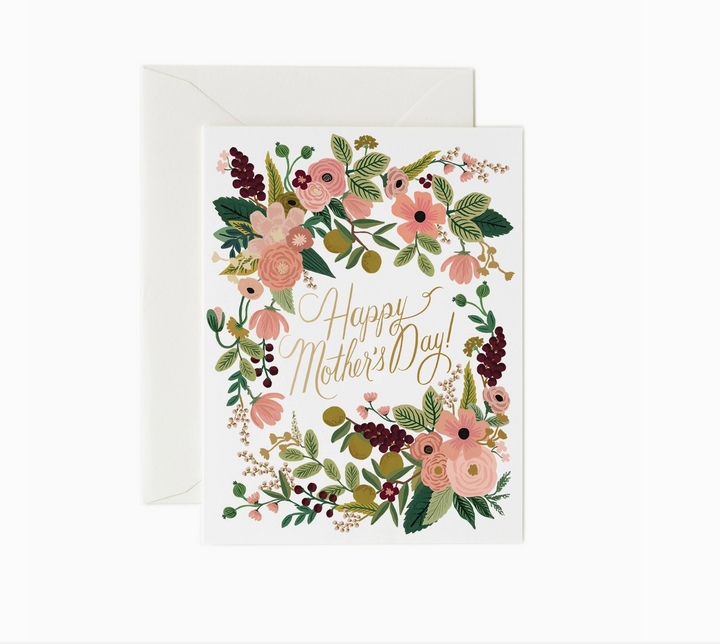 GREETING MOTHER'S DAY CARD "GARDEN PARTY"