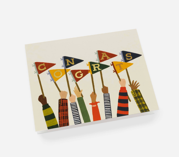 GREETING CARD "CONGRATS PENNANTS"