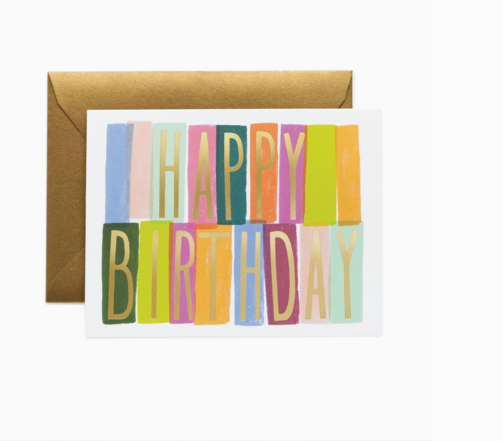 BIRTHDAY GREETING CARD "MERIDA"