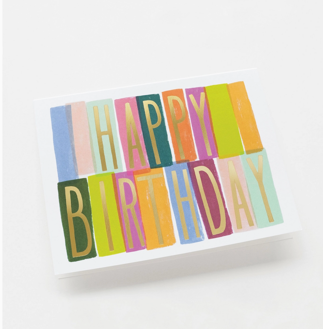 BIRTHDAY GREETING CARD "MERIDA"