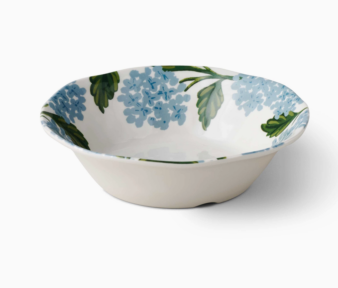 BOWL HYDRANGEA MELAMINE SET/4