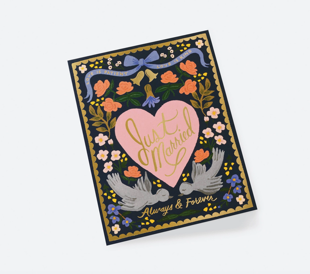 GREETING CARD "LOVE BIRDS"