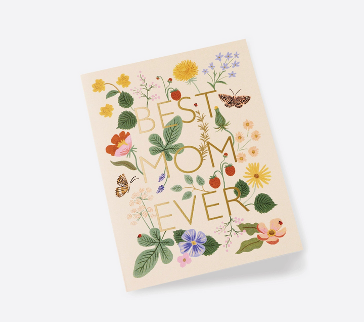 GREETING MOTHER'S DAY CARD "BEST MOM EVER"