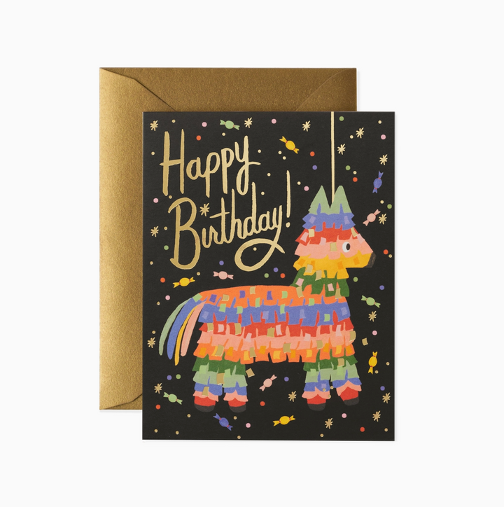 BIRTHDAY GREETING CARD "PINATA"