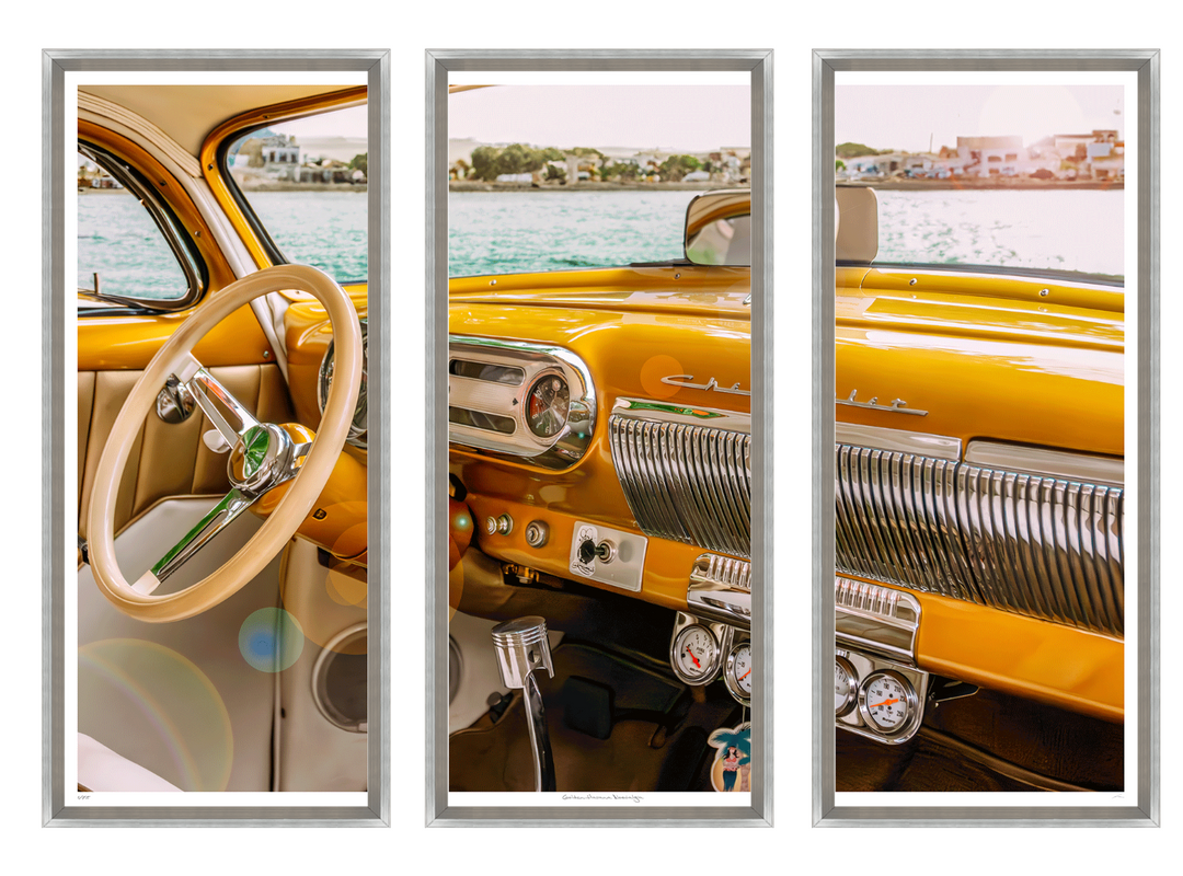 ART GOLDEN HAVANA TRIPTYCH
