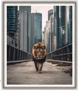 ART LION IN THE CITY 32X27