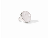 RING SOLARA CLEAR CRYSTAL SILVER