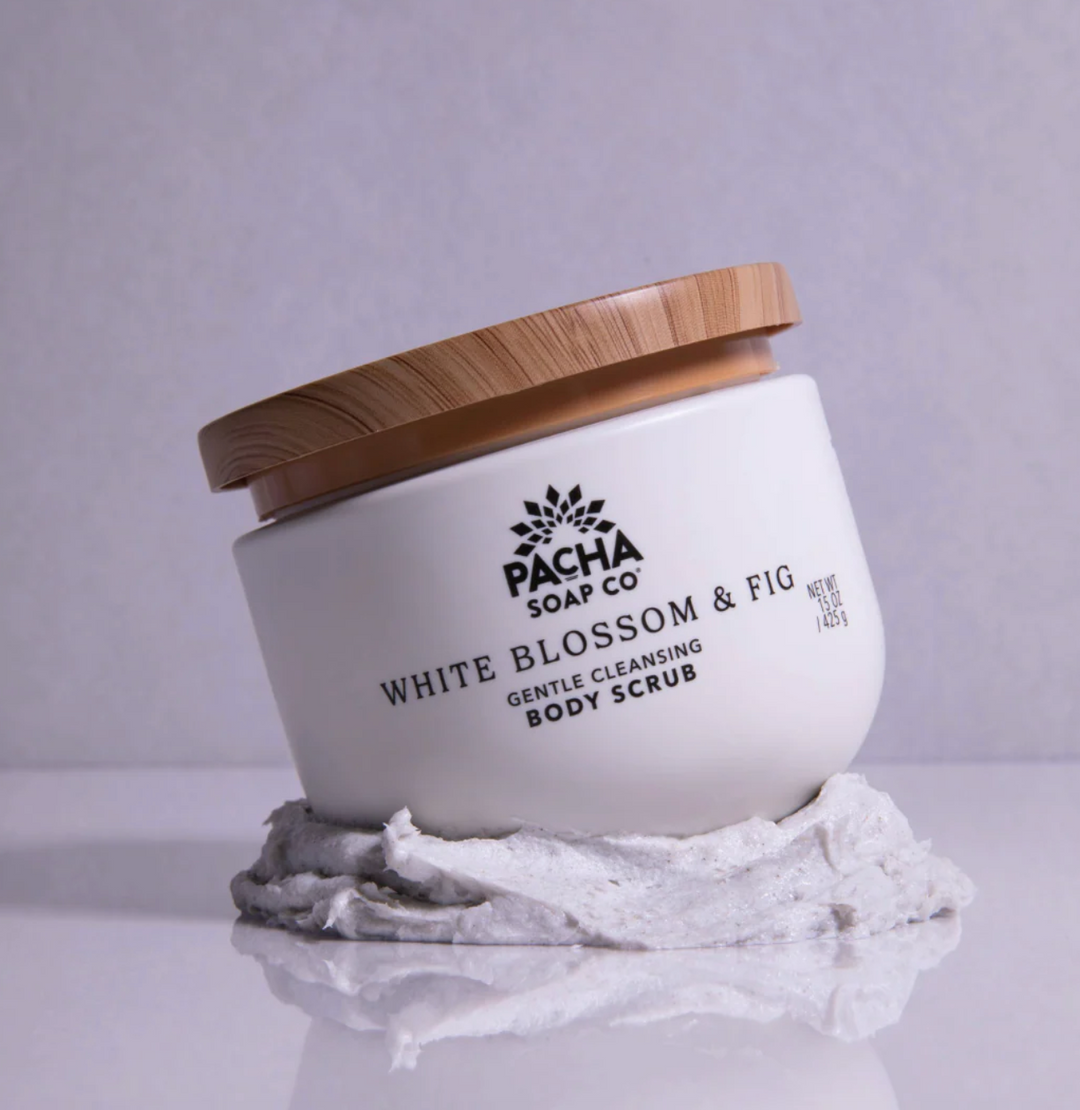 BODY SCRUB WHITE BLOSSOM & FIG 15oz