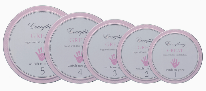 HANDPRINT TOWER OF TIME PINK