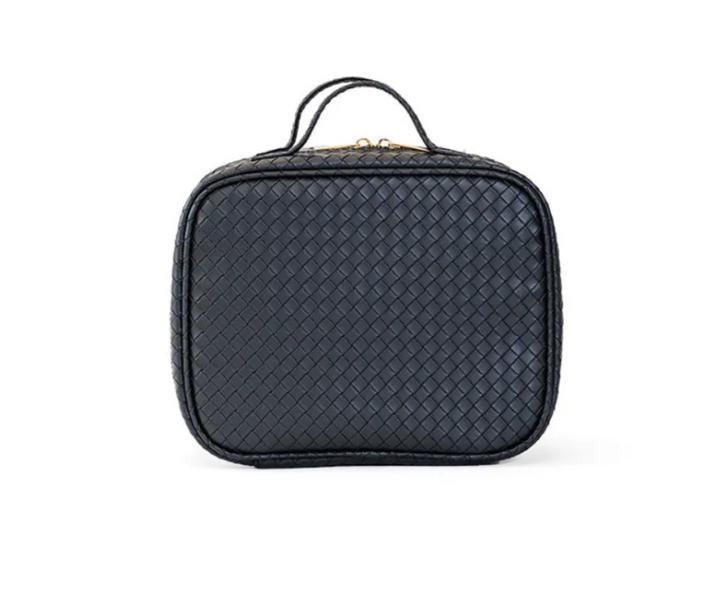 TOILETRY BAG 4-PIECE WOVEN JET
