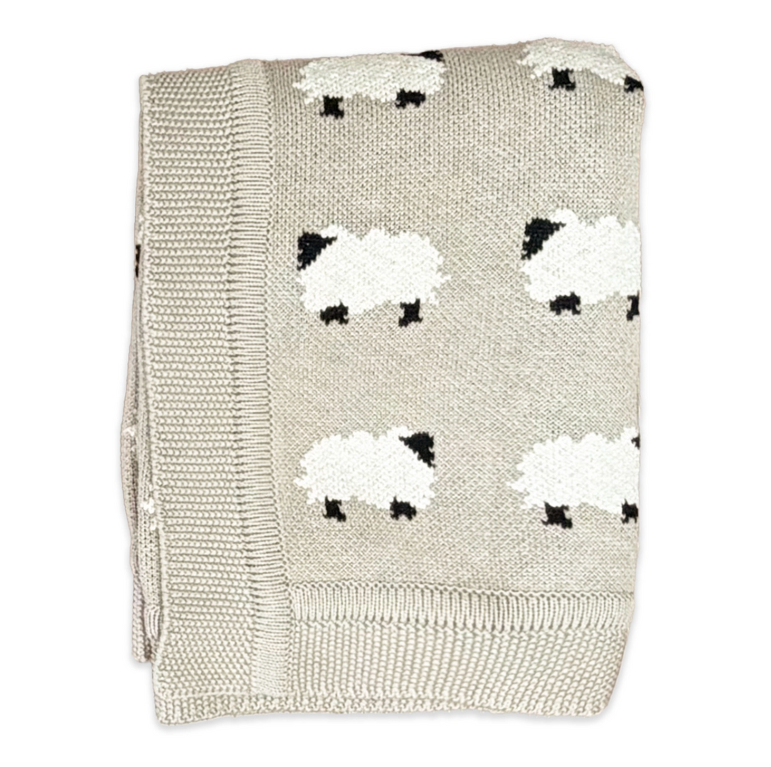 BLANKET COTTON SWEATER FURRY SHEEP