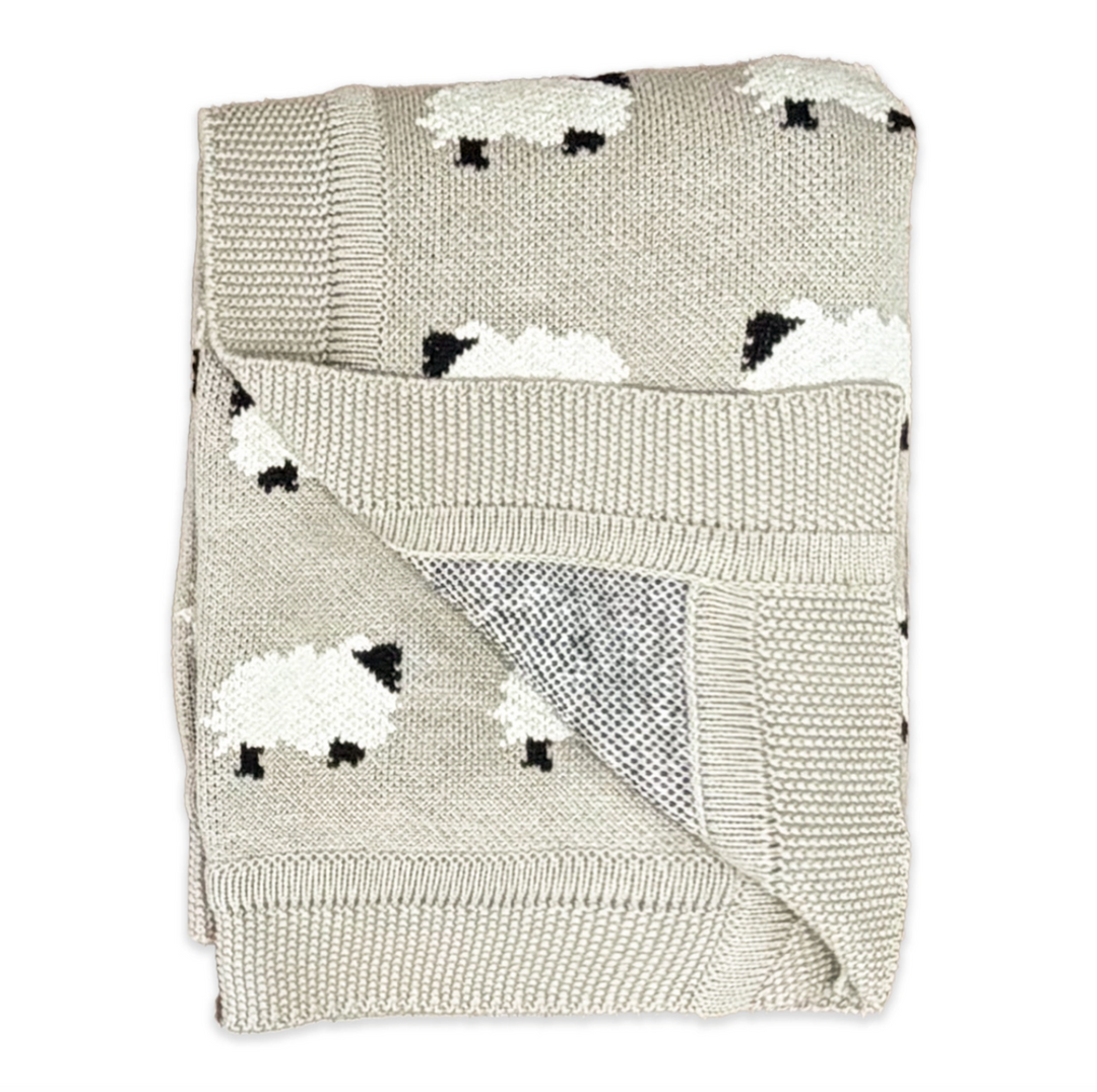 BLANKET COTTON SWEATER FURRY SHEEP