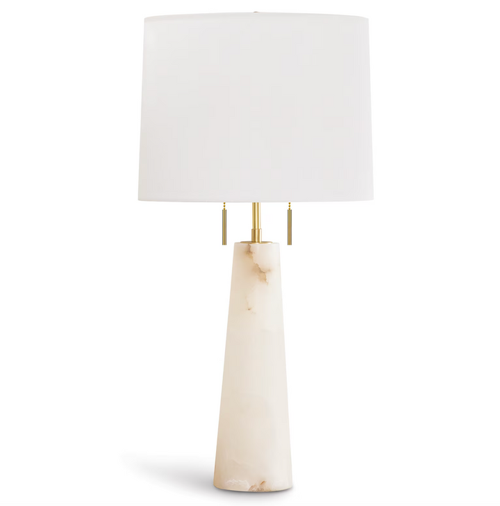 TABLE LAMP ALABASTER NATURAL STONE