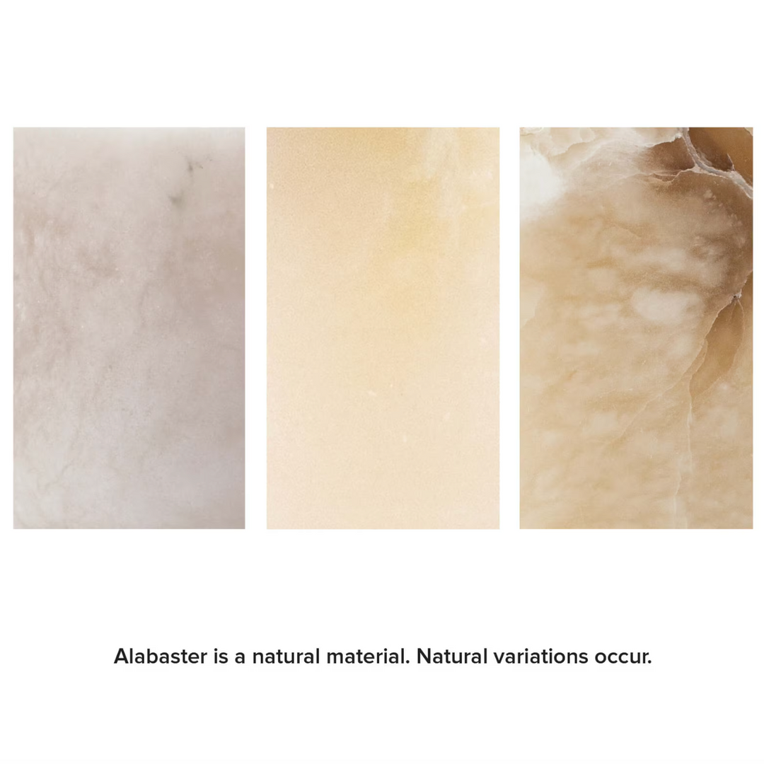 TABLE LAMP ALABASTER NATURAL STONE