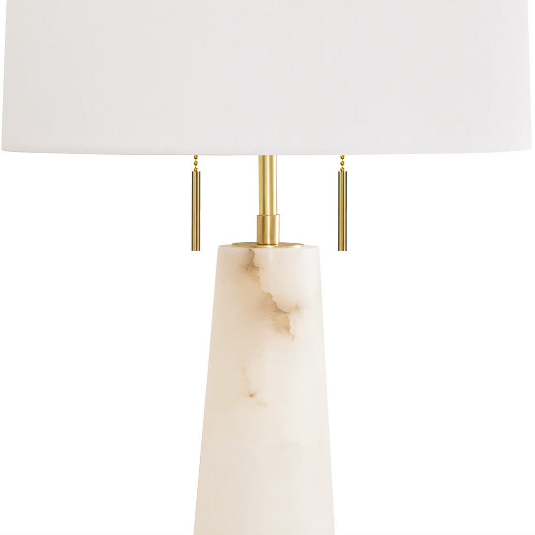 TABLE LAMP ALABASTER NATURAL STONE
