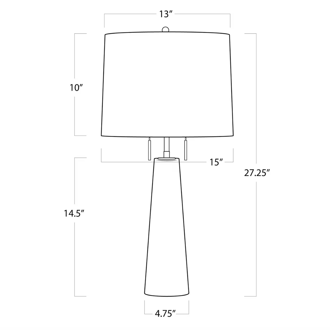 TABLE LAMP ALABASTER NATURAL STONE