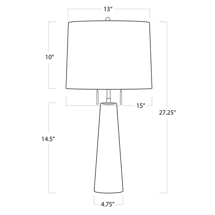 TABLE LAMP ALABASTER NATURAL STONE