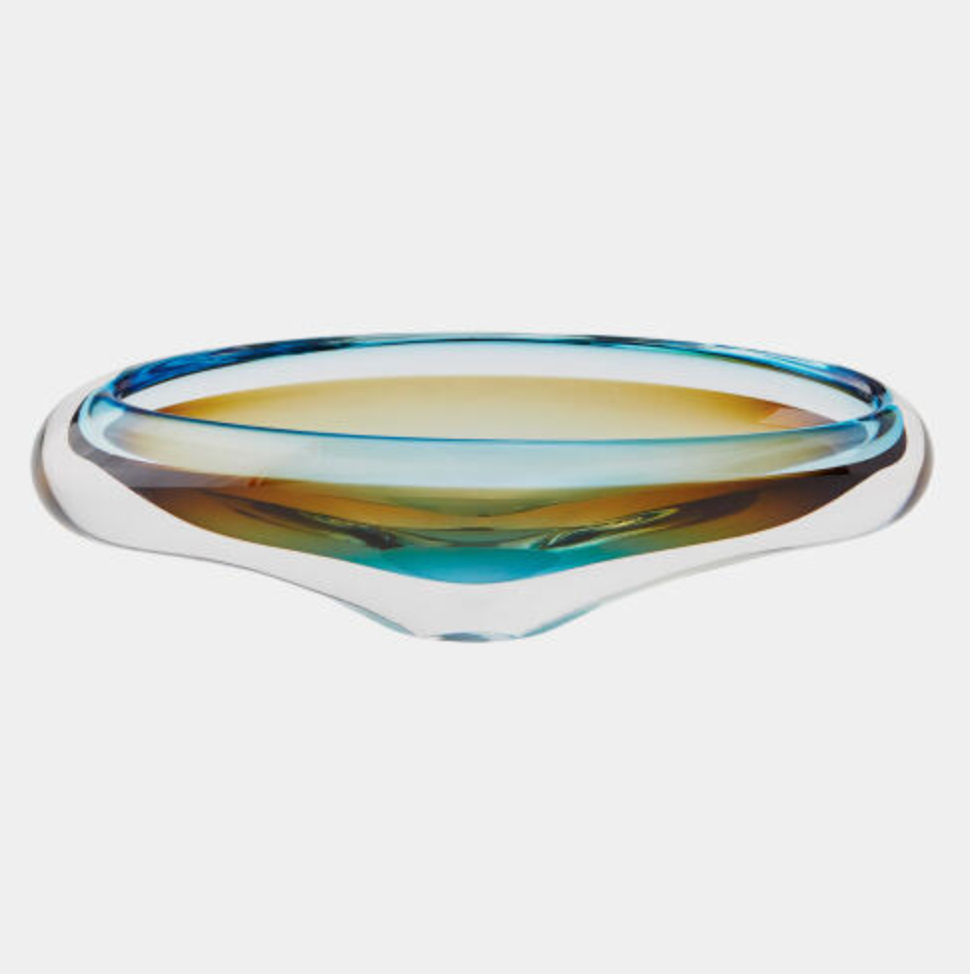 BOWL TURQUOISE/BEIGE
