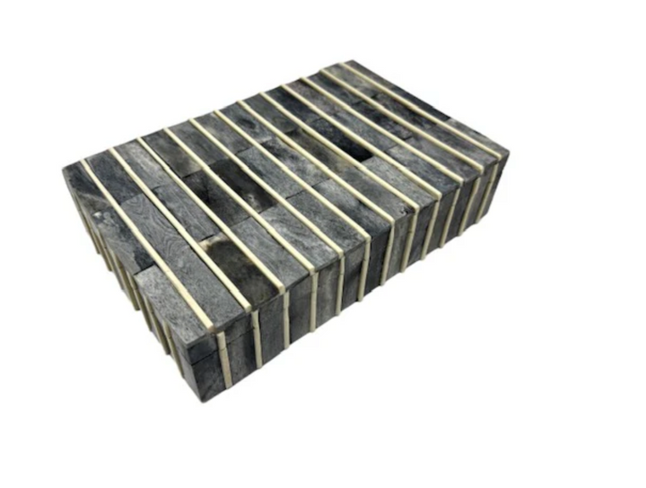 BOX 3D SHADOW GREY BONE