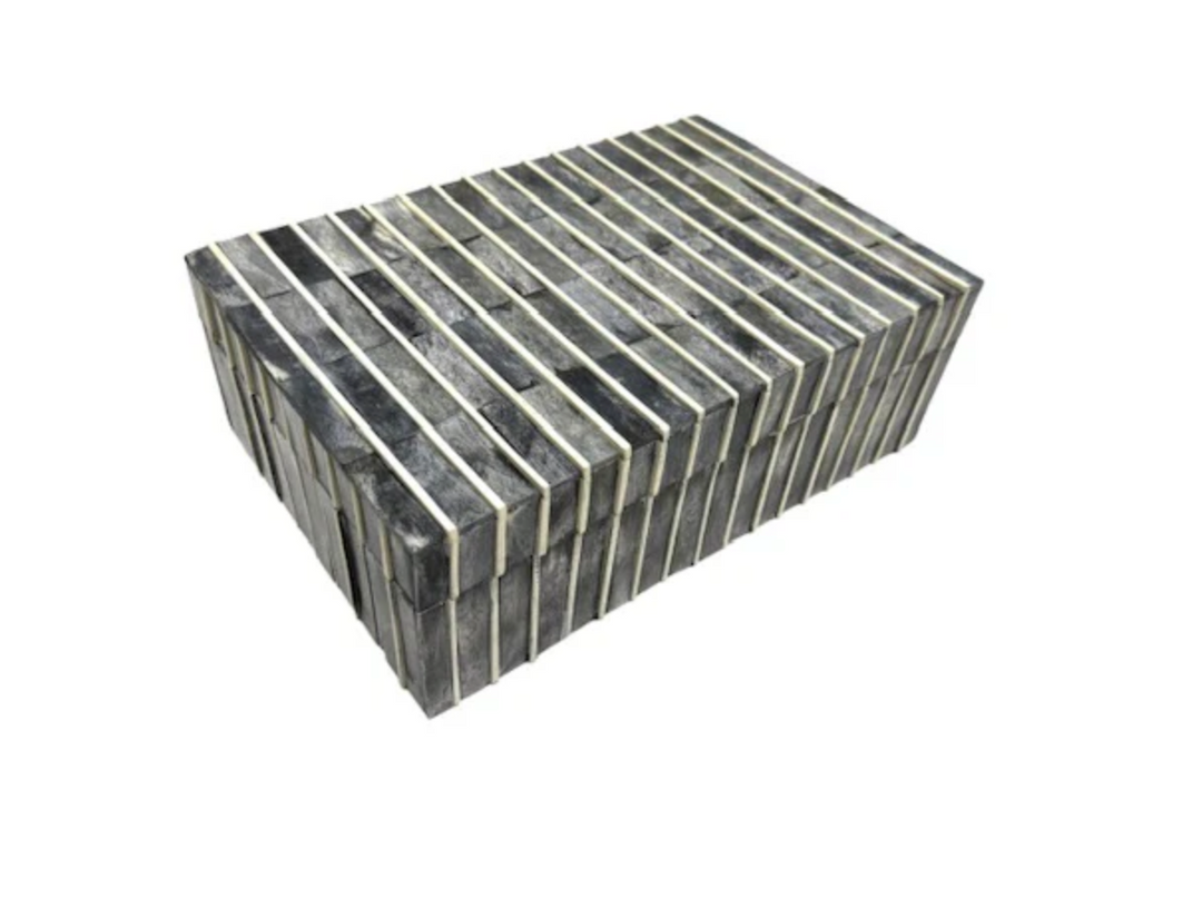 BOX 3D SHADOW GREY BONE
