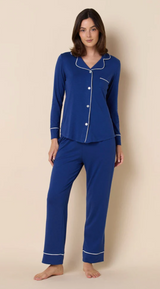 PAJAMA CLASSIC KNIT PIMA MARINE BLUE