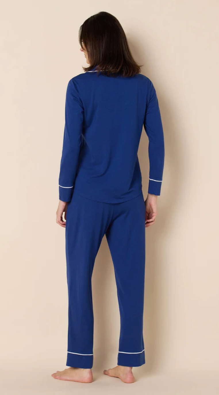 PAJAMA CLASSIC KNIT PIMA MARINE BLUE