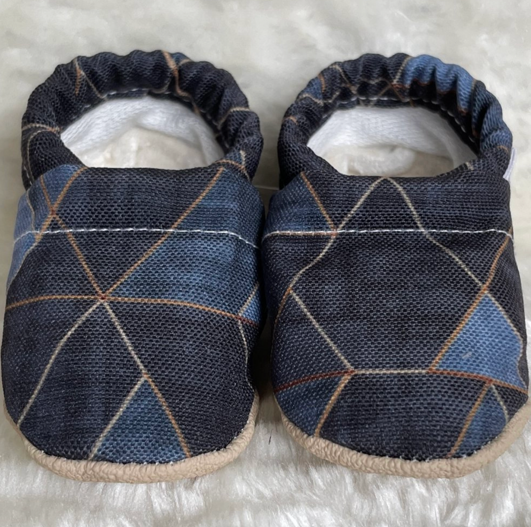 BOOTIES NAVY 6-12M