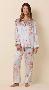 PAJAMA MORNING IN KYOTO SILK LONG-SLEEVED