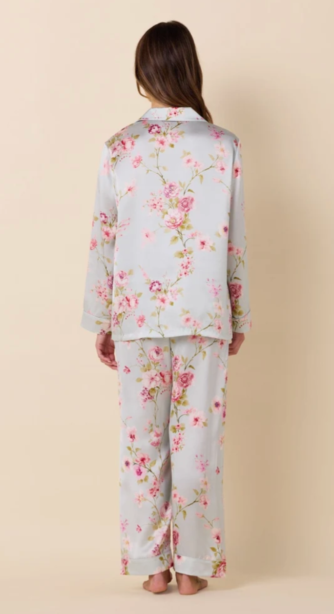 PAJAMA MORNING IN KYOTO SILK LONG-SLEEVED