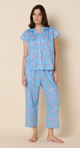 PAJAMA CAPRI VOILE SKYBLUSH GARLAND