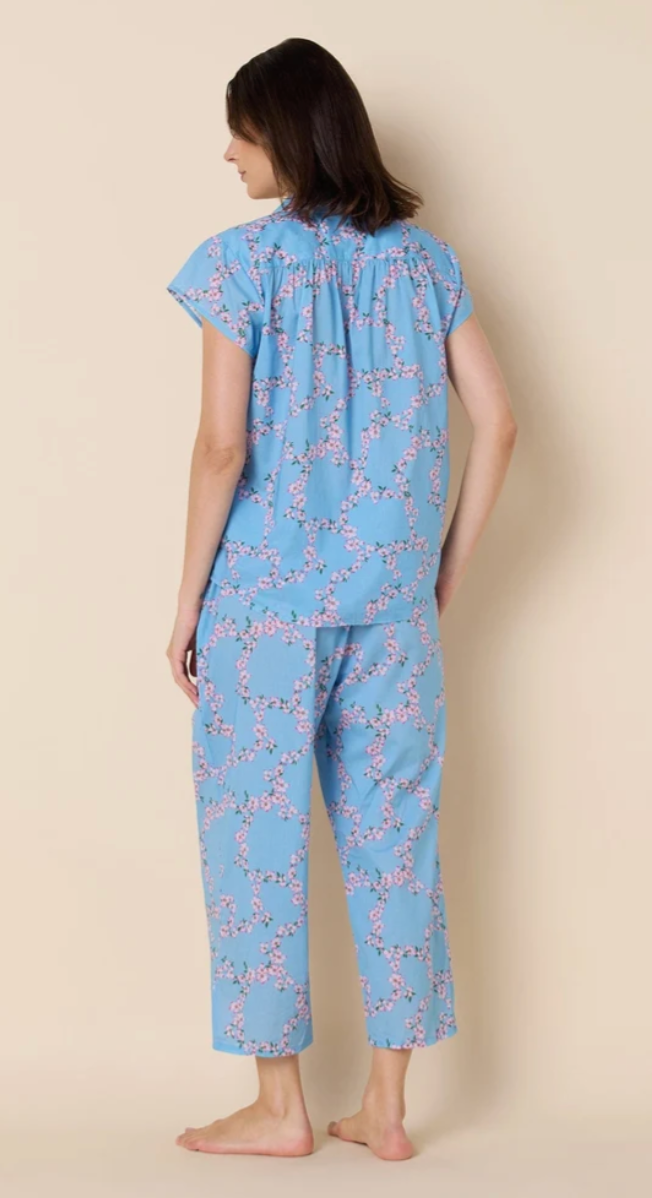 PAJAMA CAPRI VOILE SKYBLUSH GARLAND